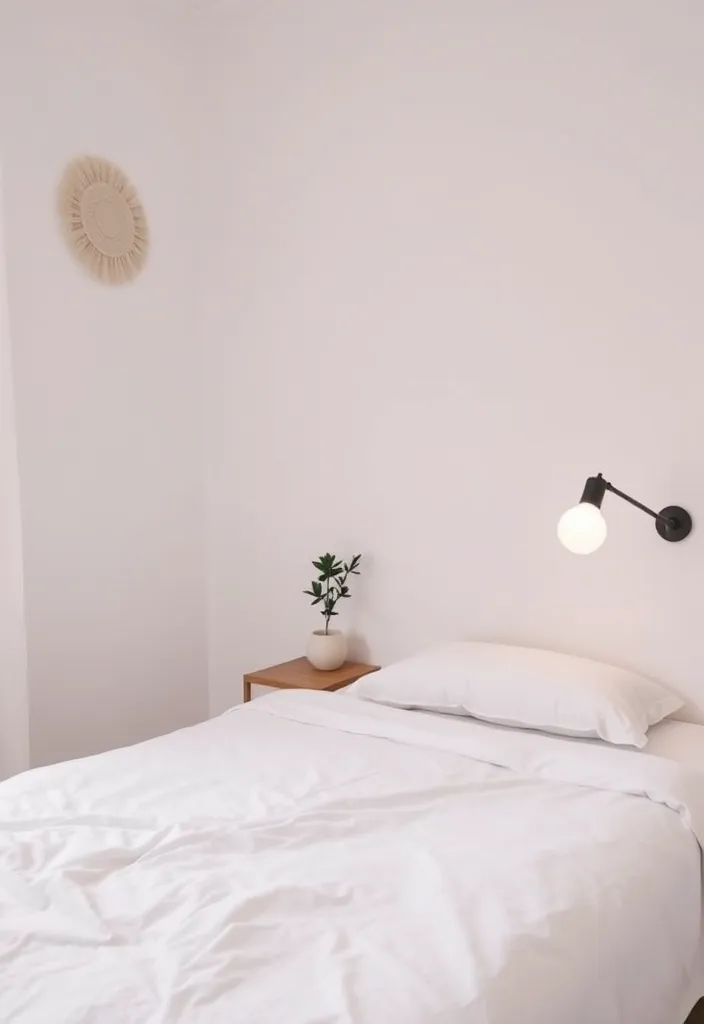 22 Boho Chic Bedroom Ideas That'll Make You Feel Like You're in a Dream! - 20. Embrace Minimalism in Boho Style
