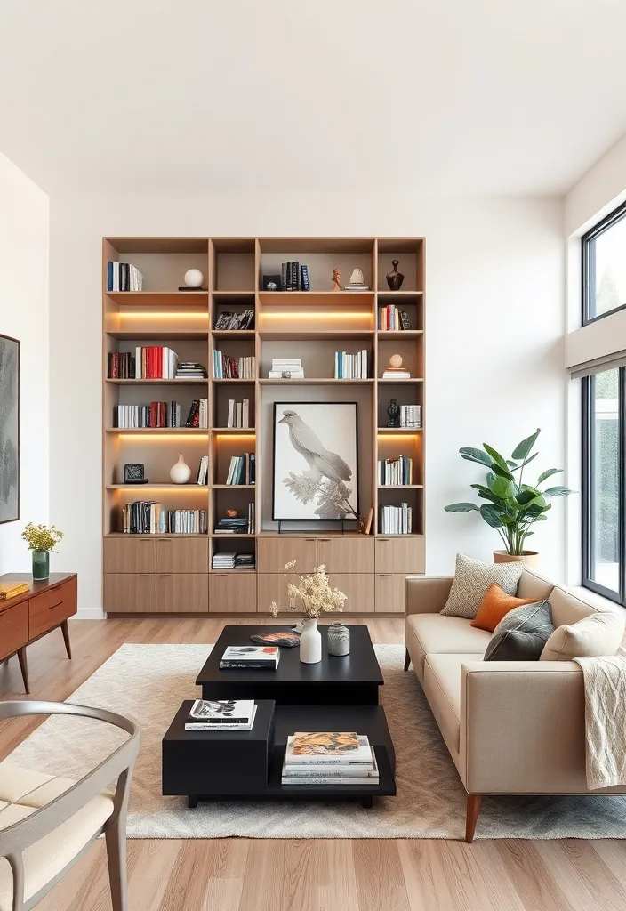 22 Bookshelves in Living Room Ideas That'll Transform Your Space Instantly! - 11. Open Concept Bookshelves