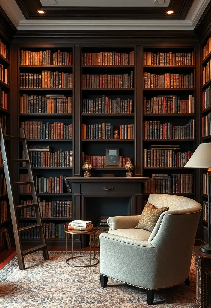 22 Bookshelves in Living Room Ideas That'll Transform Your Space Instantly! - 21. Personal Library Feel