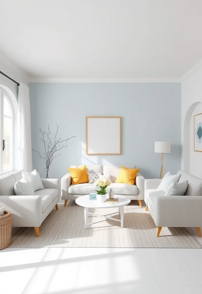 22 Cozy Cottage Living Room Ideas That'll Make You Feel Right at Home! - 18. Use a Soft Color Scheme