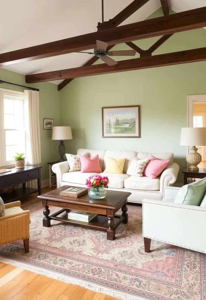 22 Cozy Cottage Living Room Ideas That'll Make You Feel Right at Home! - 2. Play with Color Palettes