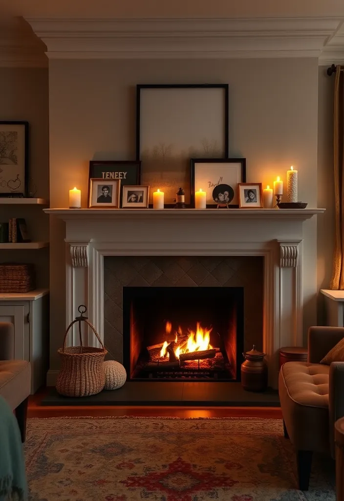 22 Cozy Cottage Living Room Ideas That'll Make You Feel Right at Home! - 9. Feature a Statement Fireplace