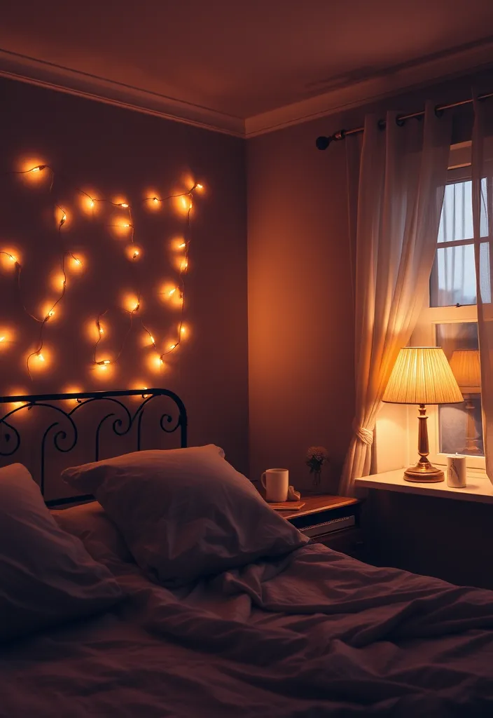 22 Cozy Moody Bedroom Ideas to Create Your Dream Sanctuary (You Won't Believe #15!) - 3. Ambient Lighting