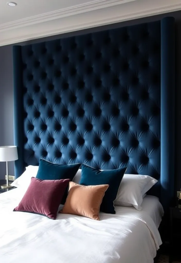 22 Cozy Moody Bedroom Ideas to Create Your Dream Sanctuary (You Won't Believe #15!) - 5. Statement Headboards