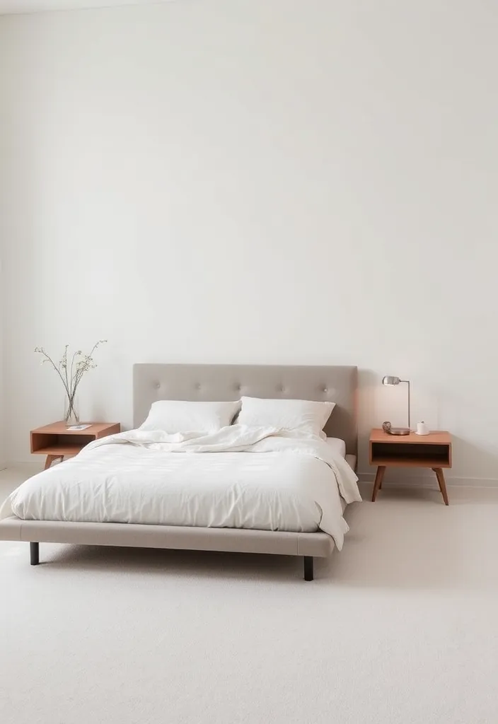 22 Cozy Moody Bedroom Ideas to Create Your Dream Sanctuary (You Won't Believe #15!) - 9. Minimalist Cozy