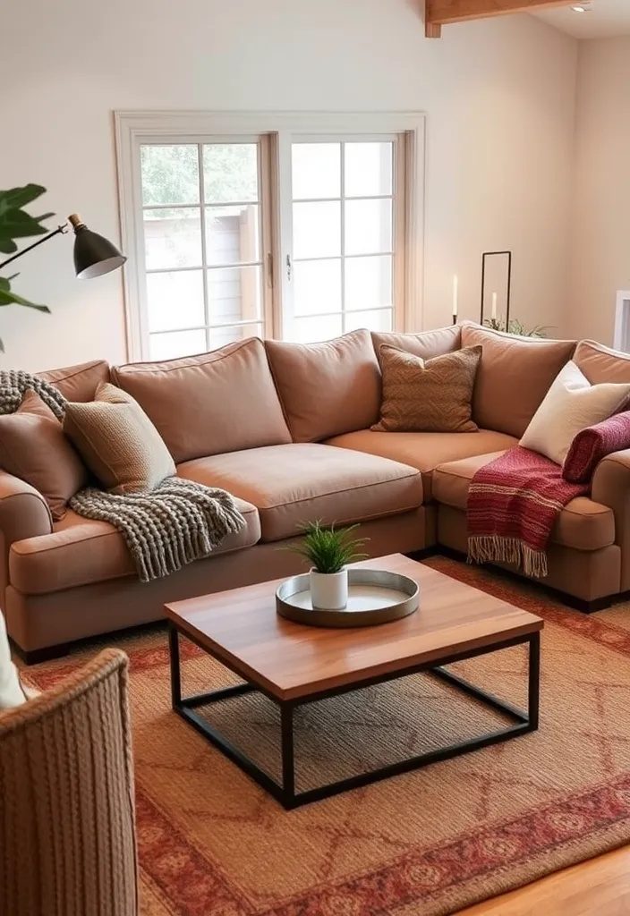 22 Cozy Traditional Living Room Ideas That'll Make You Want to Curl Up with a Book! - 13. Comfy Sectionals