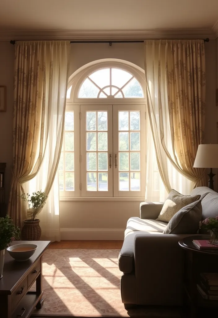 22 Cozy Traditional Living Room Ideas That'll Make You Want to Curl Up with a Book! - 20. Window Treatments