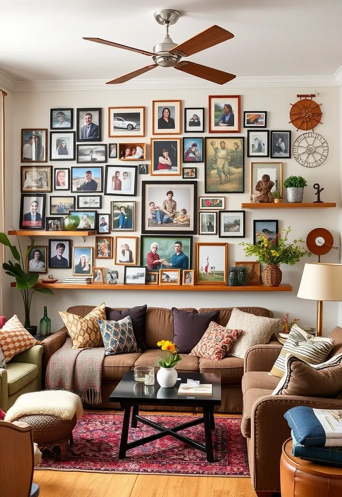 22 Cozy Traditional Living Room Ideas That'll Make You Want to Curl Up with a Book! - 9. Personal Touches