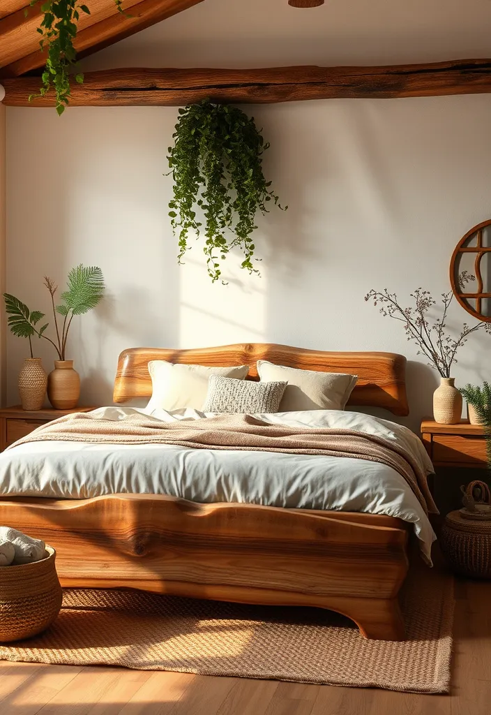 22 Modern Cool Beds Ideas That Will Transform Your Sleep Space into a Dream Retreat! - 12. Nature-Inspired Beds