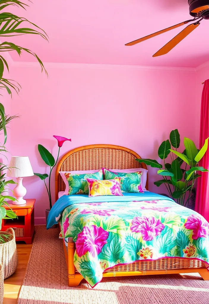 22 Modern Cool Beds Ideas That Will Transform Your Sleep Space into a Dream Retreat! - 15. Tropical Paradise Beds
