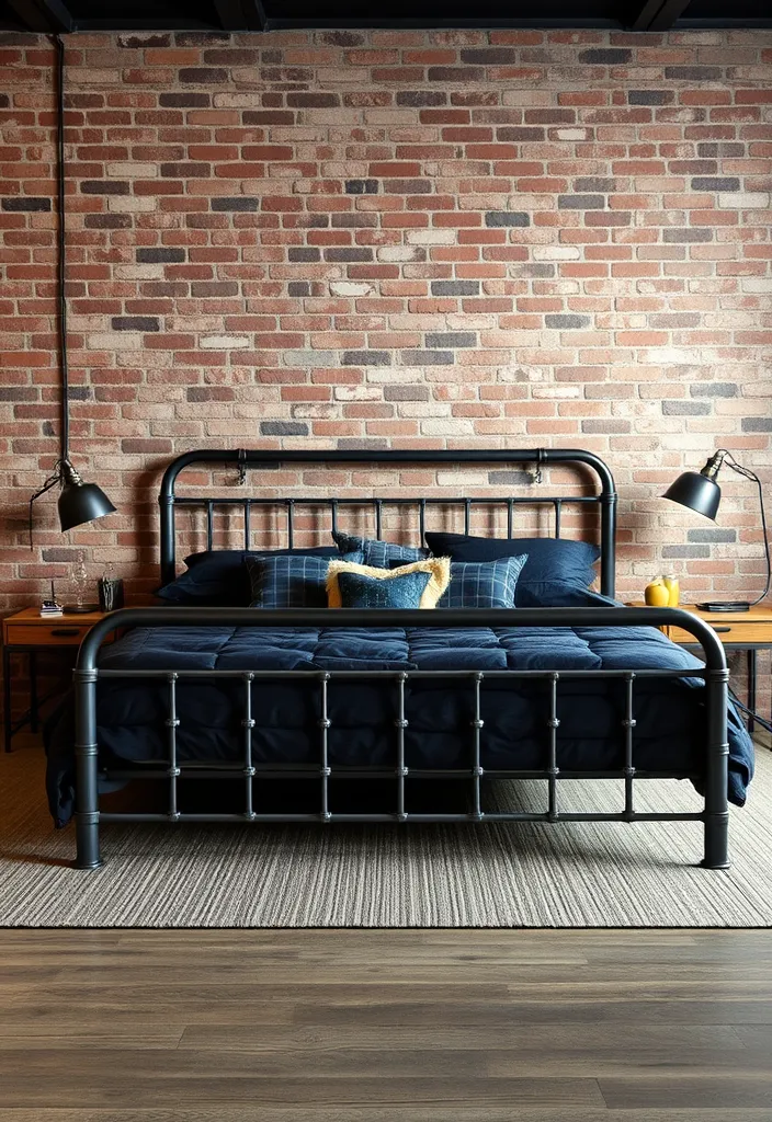 22 Modern Cool Beds Ideas That Will Transform Your Sleep Space into a Dream Retreat! - 2. Bold Industrial Style