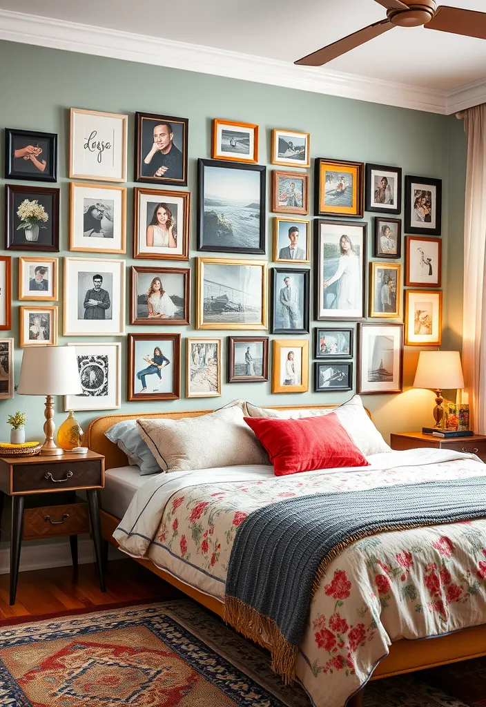 22 Modern Teen Boy Bedroom Ideas That'll Make Him Want to Stay Home! - 15. Personalized Gallery Wall