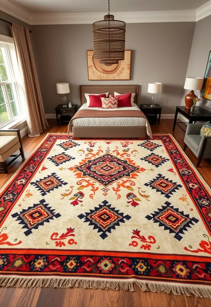 22 Modern Teen Boy Bedroom Ideas That'll Make Him Want to Stay Home! - 21. Statement Rugs
