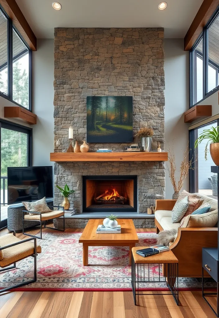 22 Modern Western Living Room Ideas That'll Make You Want to Redecorate Immediately! - 14. Outdoor-Inspired Decor