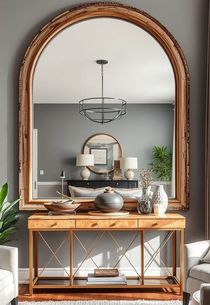 22 Modern Western Living Room Ideas That'll Make You Want to Redecorate Immediately! - 15. Large Mirrors