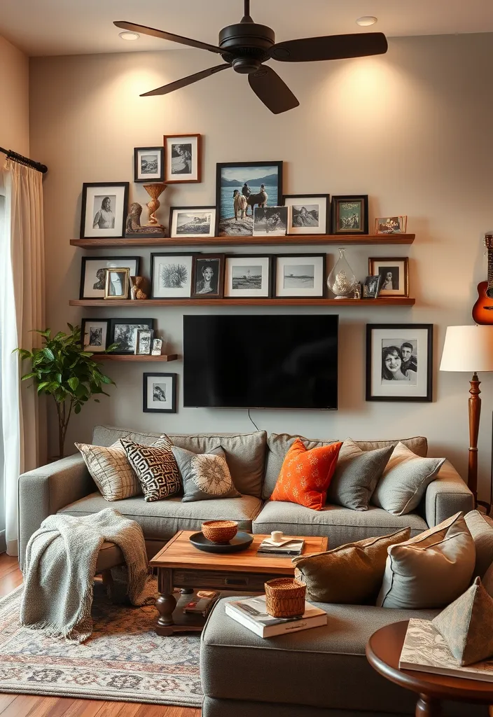 22 Modern Western Living Room Ideas That'll Make You Want to Redecorate Immediately! - 21. Personalized Touches