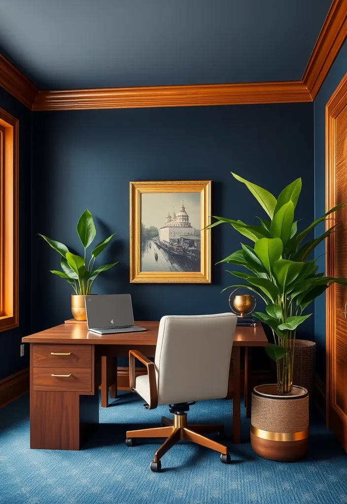 22 Old Money Office Ideas That'll Make You Feel Like a Millionaire! - 11. Classic Color Palettes