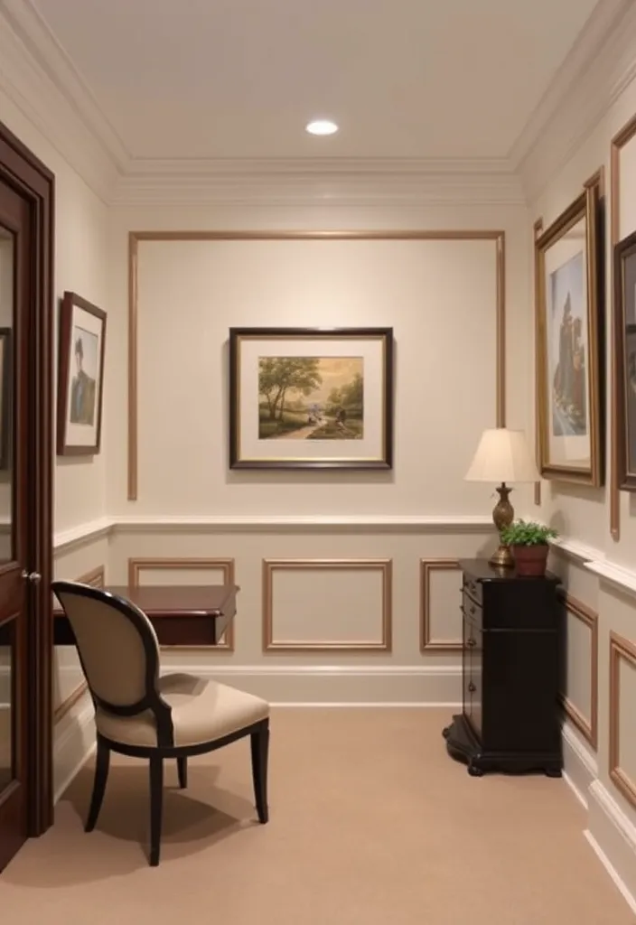 22 Old Money Office Ideas That'll Make You Feel Like a Millionaire! - 14. Timeless Wall Panels