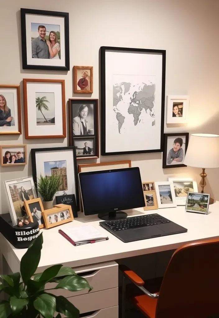 22 Old Money Office Ideas That'll Make You Feel Like a Millionaire! - 21. Personal Touches