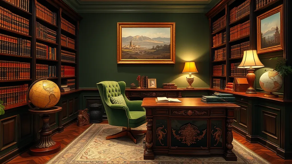 22 Old Money Office Ideas That'll Make You Feel Like a Millionaire!