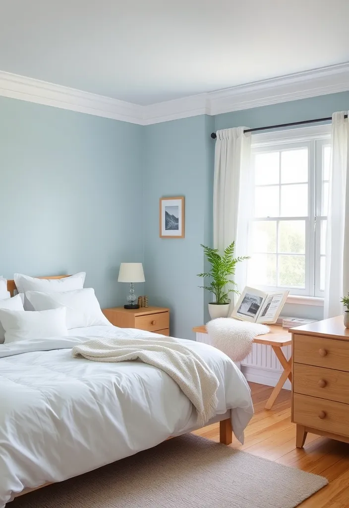 22 Stunning Room Color Combination Ideas That'll Transform Your Home! - 1. Serene Blues and Whites