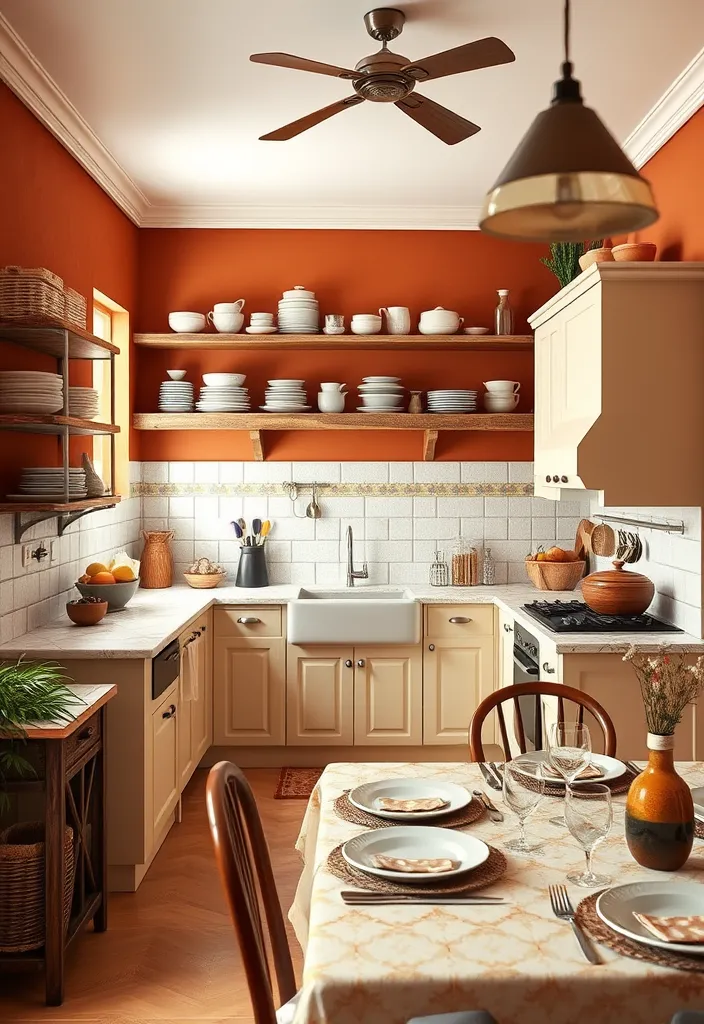 22 Stunning Room Color Combination Ideas That'll Transform Your Home! - 4. Warm Terracotta and Cream