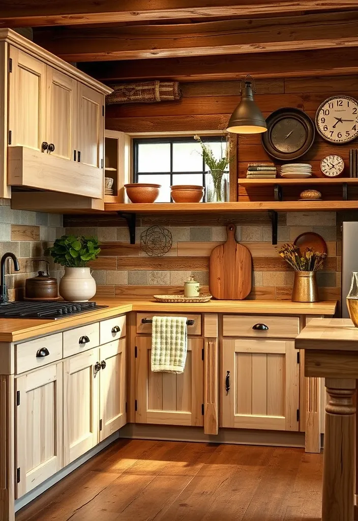 22 Stunning White Oak Cabinet Stain Colors That'll Transform Your Home! - 10. Antique Pine