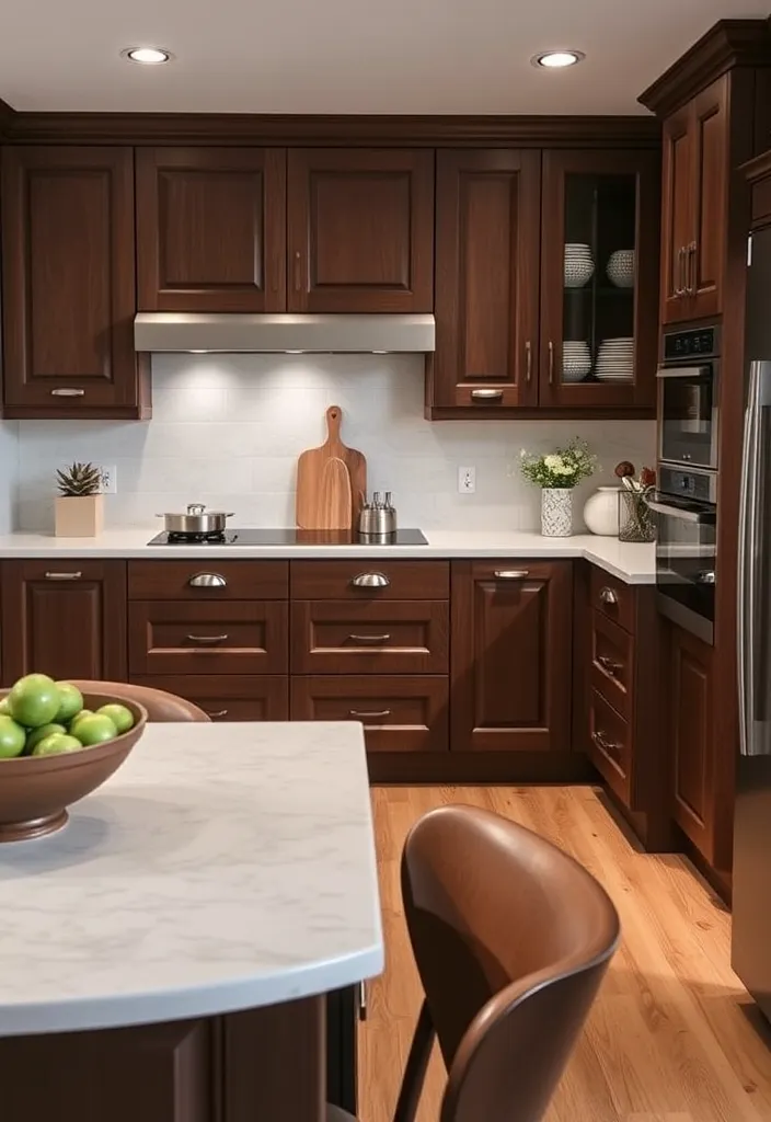 22 Stunning White Oak Cabinet Stain Colors That'll Transform Your Home! - 15. Coffee Brown