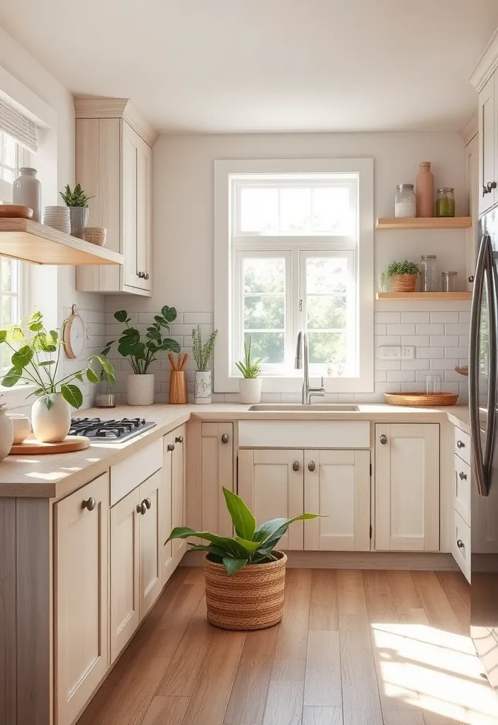 22 Stunning White Oak Cabinet Stain Colors That'll Transform Your Home! - 2. Soft White Wash