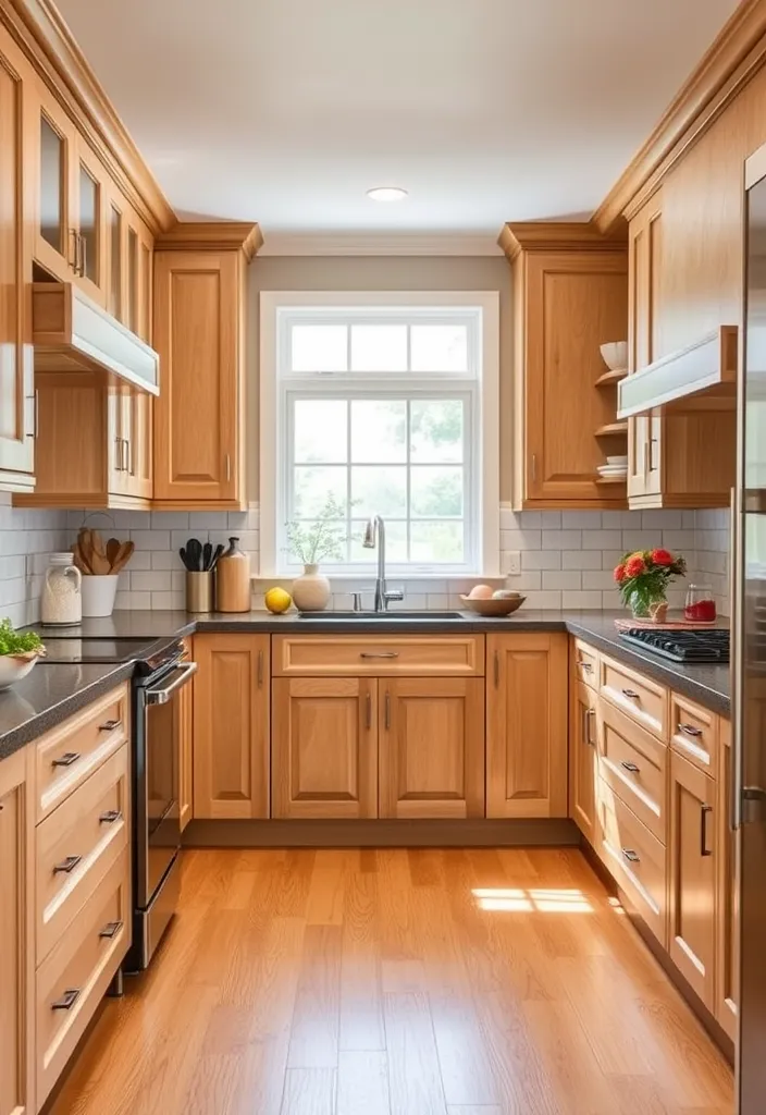 22 Stunning White Oak Cabinet Stain Colors That'll Transform Your Home! - 21. Light Cherry