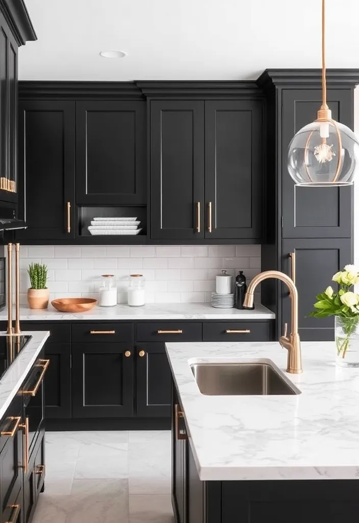 22 Stunning White Oak Cabinet Stain Colors That'll Transform Your Home! - 6. Dark Charcoal