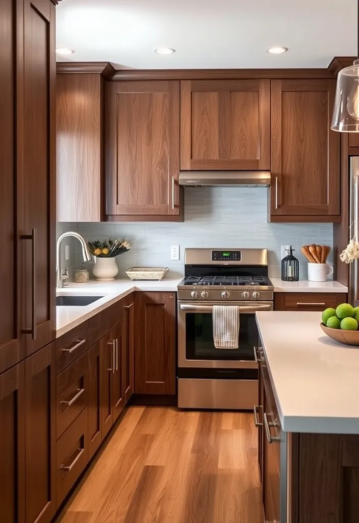 22 Stunning White Oak Cabinet Stain Colors That'll Transform Your Home! - 8. Mocha Brown