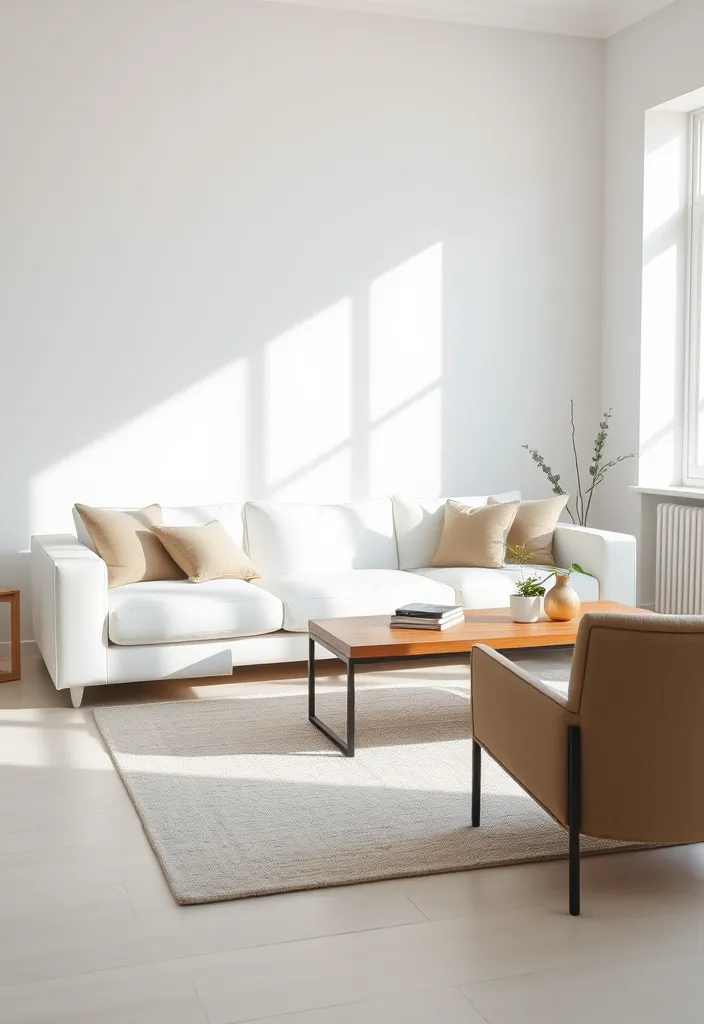 22 Timeless Living Room Ideas That'll Make You Fall in Love Again! - 13. Minimalist Approach