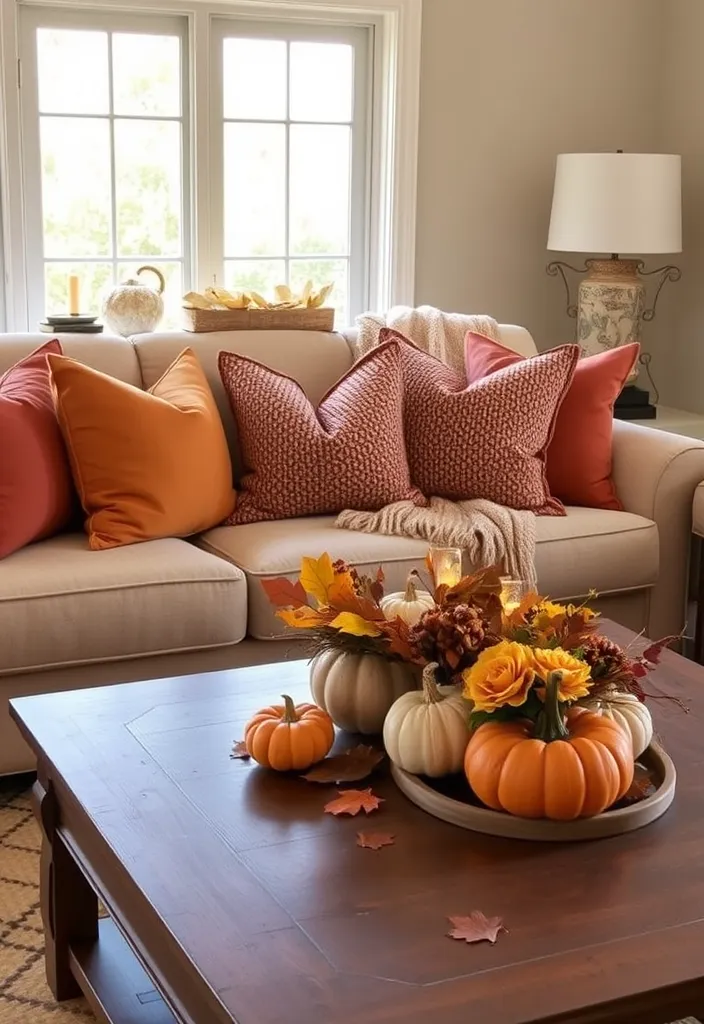 22 Timeless Living Room Ideas That'll Make You Fall in Love Again! - 15. Seasonal Decor Changes