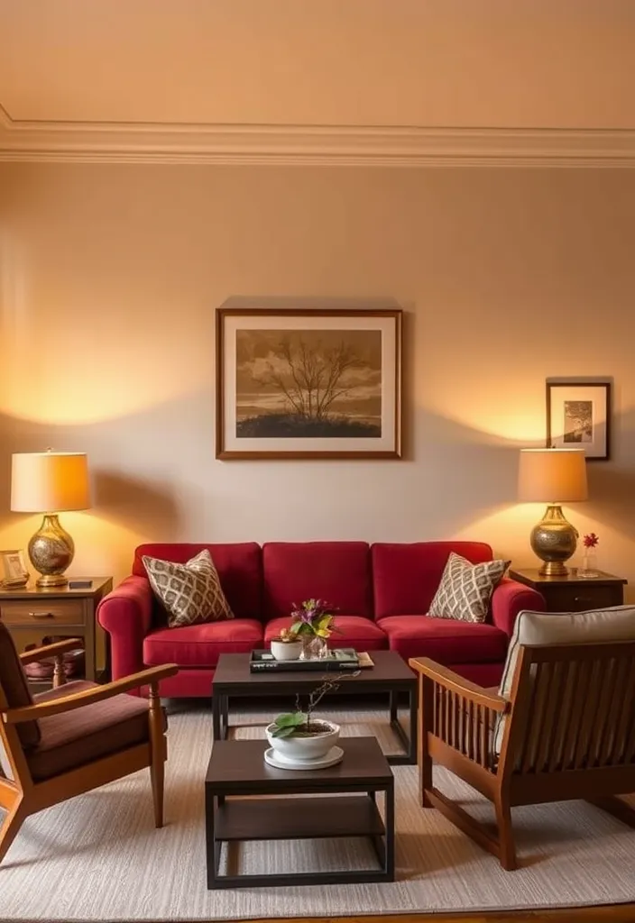 23 Apartment Aesthetic Cozy Living Room Ideas That'll Make You Want to Snuggle In! - 2. Warm Color Palettes