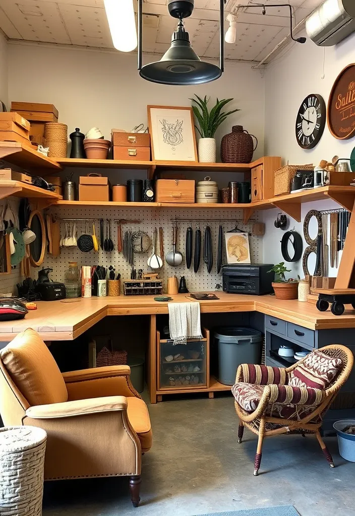 23 Classy Man Cave Ideas That'll Make You the Envy of All Your Friends! - 12. Stylish Workshop