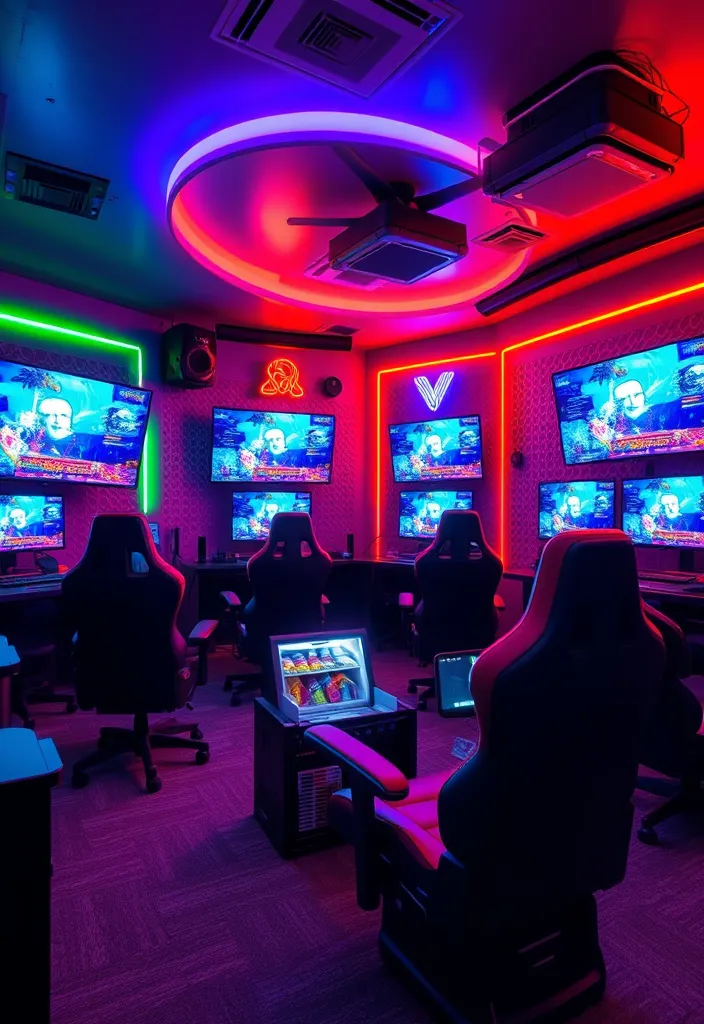 23 Classy Man Cave Ideas That'll Make You the Envy of All Your Friends! - 5. Gaming Paradise