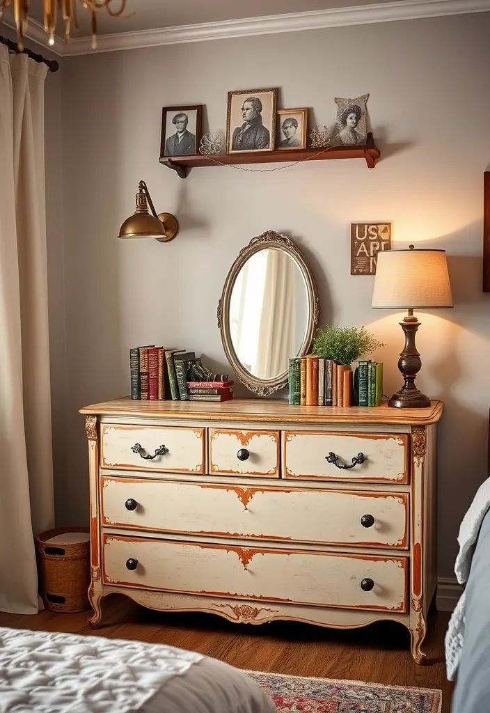 23 Comfy Bedroom Aesthetic Ideas That'll Make You Want to Curl Up and Stay! - 10. Vintage Touches