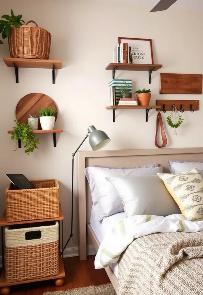 23 Comfy Bedroom Aesthetic Ideas That'll Make You Want to Curl Up and Stay! - 12. Functional Decor