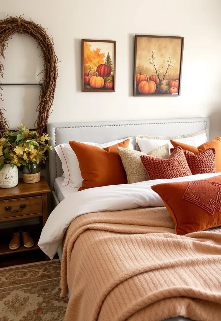 23 Comfy Bedroom Aesthetic Ideas That'll Make You Want to Curl Up and Stay! - 18. Seasonal Decor