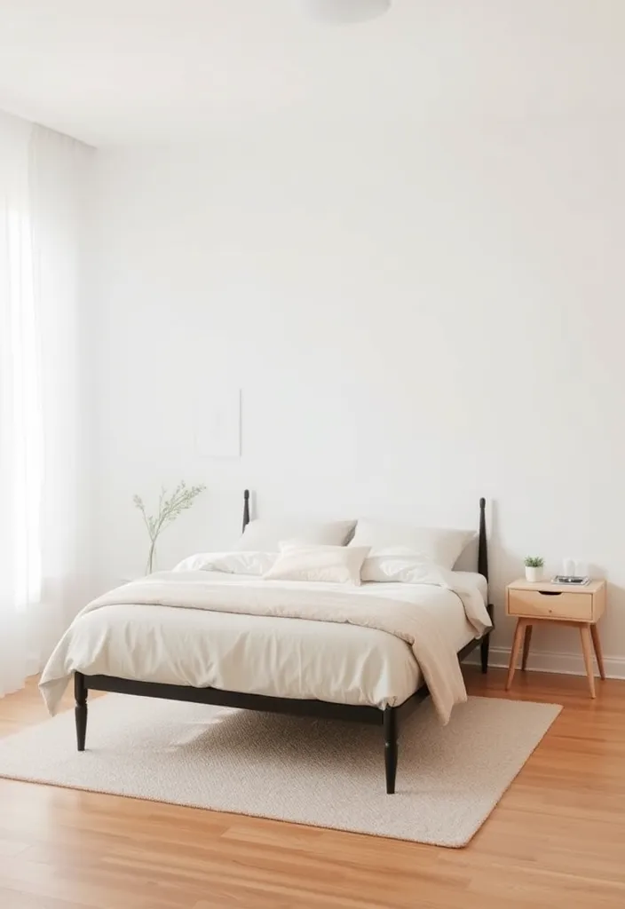 23 Comfy Bedroom Aesthetic Ideas That'll Make You Want to Curl Up and Stay! - 19. Minimalist Approach