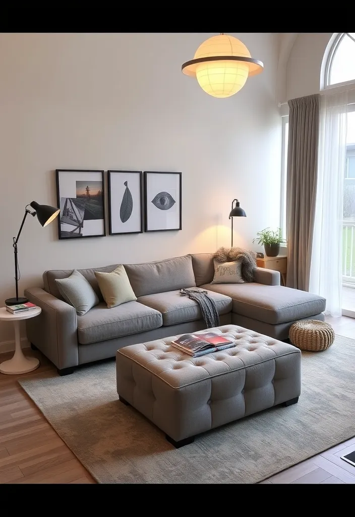 23 Cozy Moody Living Room Ideas That'll Make You Want to Snuggle Up! - 15. Multi-functional Spaces
