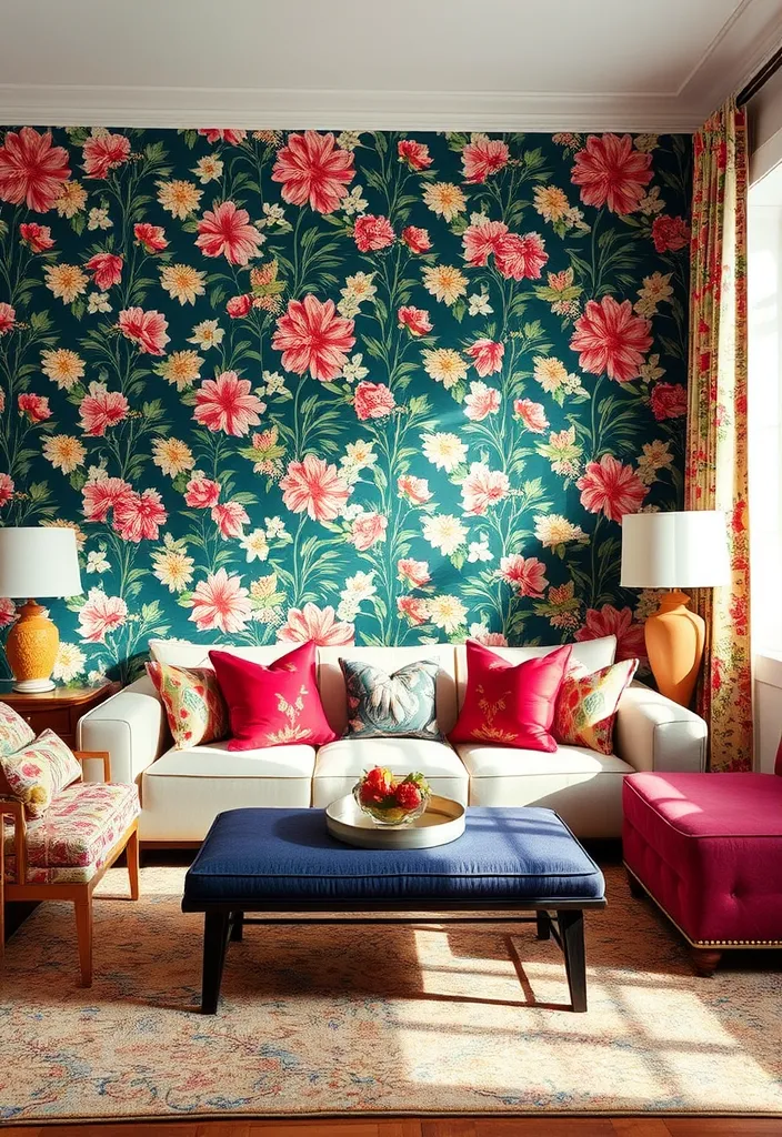 23 Modern French Country Living Room Ideas That'll Make You Want to Redecorate! - 14. Bold Accent Walls