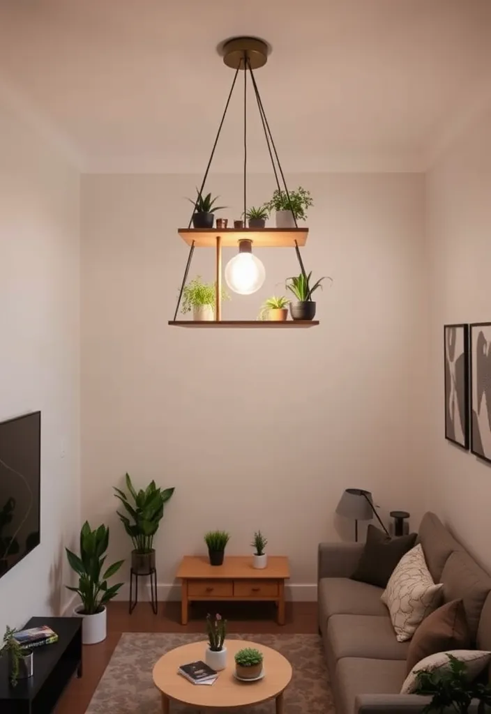 23 Stunning Chandeliers for Living Room Ideas That Will Dazzle Your Guests! - 14. Multi-Functional Chandeliers