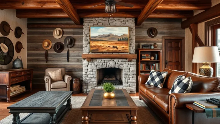 23 Vintage Western Decor Ideas That’ll Make Your Home Feel Like a Rustic Retreat!