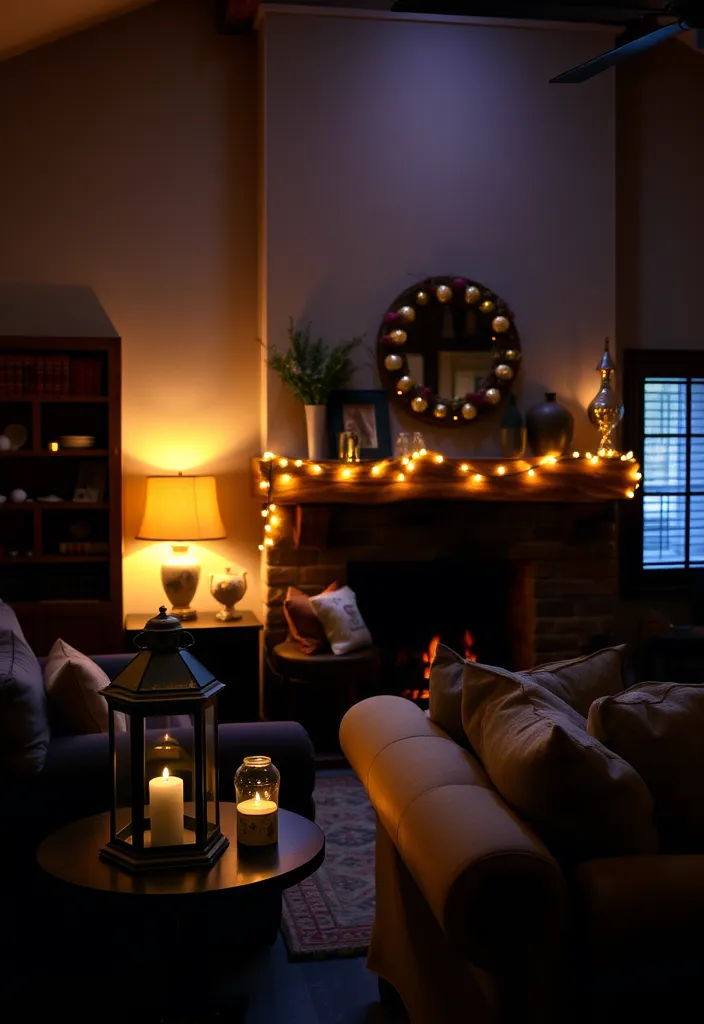 23 Western Living Room Ranch Style Ideas That'll Make You Want to Kick Up Your Boots! - 14. Unique Lighting Solutions