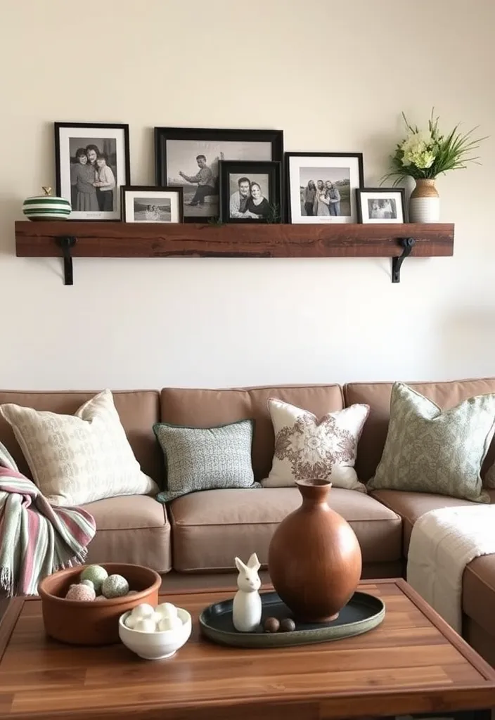 23 Western Living Room Ranch Style Ideas That'll Make You Want to Kick Up Your Boots! - 15. Personalized Decor Touches