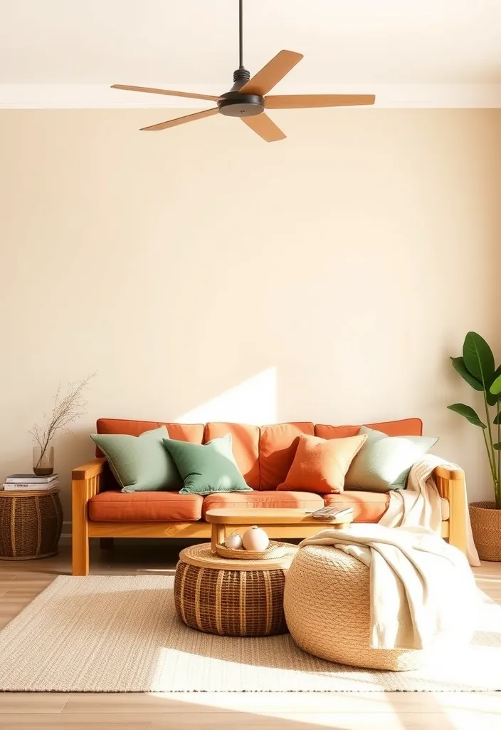 23 Western Living Room Ranch Style Ideas That'll Make You Want to Kick Up Your Boots! - 6. Earthy Color Palette