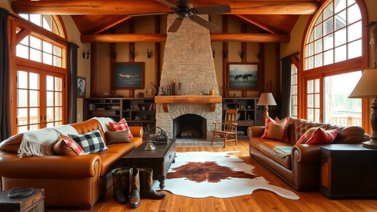 23 Western Living Room Ranch Style Ideas That'll Make You Want to Kick Up Your Boots!