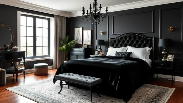 24 Black Bedroom Aesthetic Ideas That'll Transform Your Space Into a Dreamy Retreat!